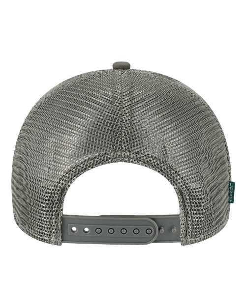 Mid-Pro Snapback Trucker Cap - Dark Grey/ Dark Grey Back