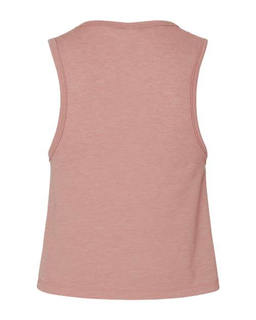 Women's Festival Crop Tank - Desert Pink Back