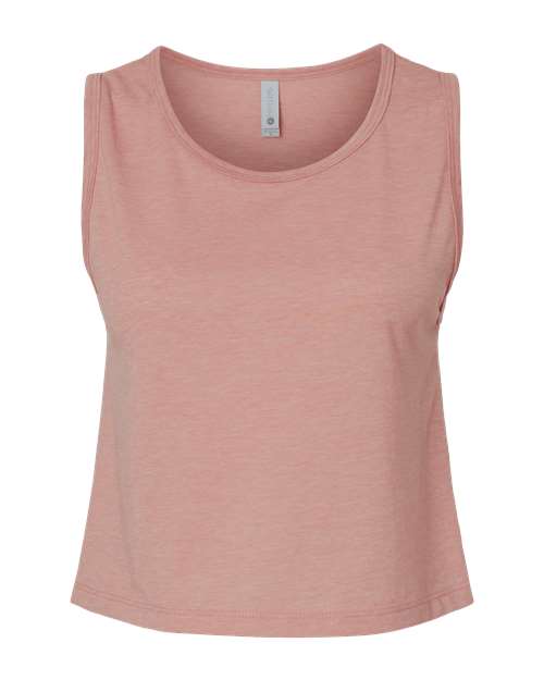 Women's Festival Crop Tank - Desert Pink Front