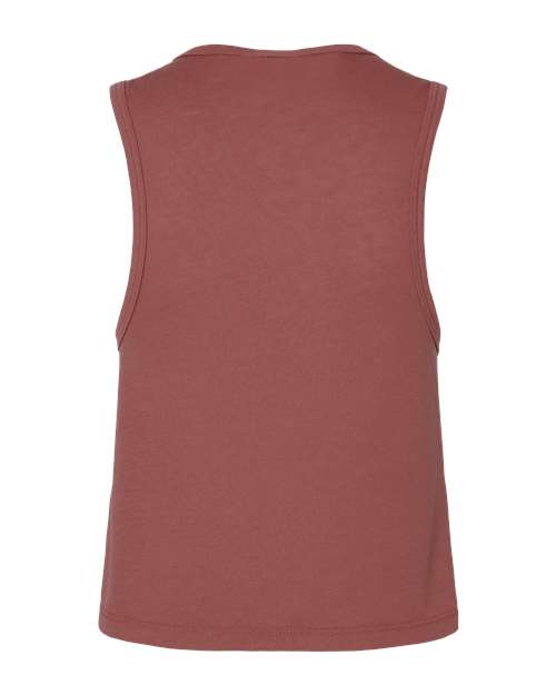 Women's Festival Crop Tank - Smoked Paprika Back
