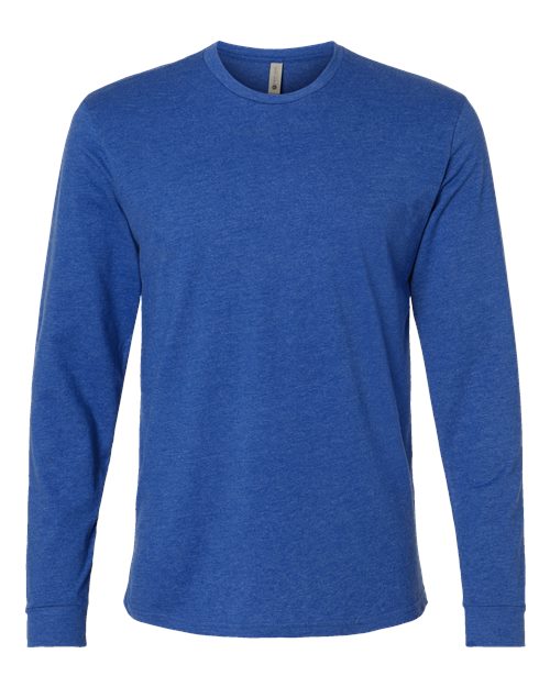 Unisex CVC Long Sleeve T-Shirt - Royal Front