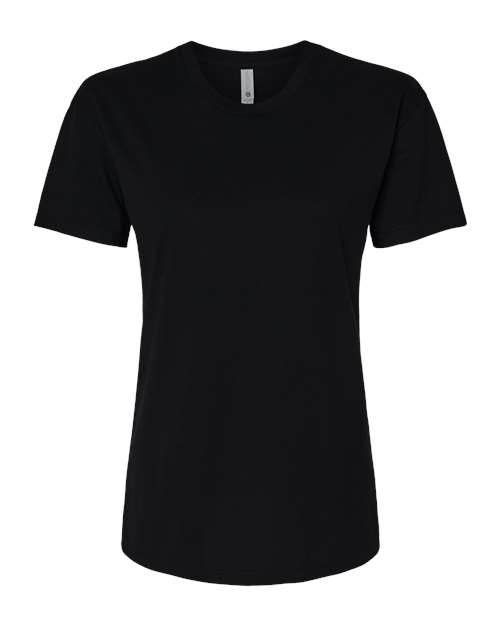 Women's CVC Relaxed T-Shirt - Black Front