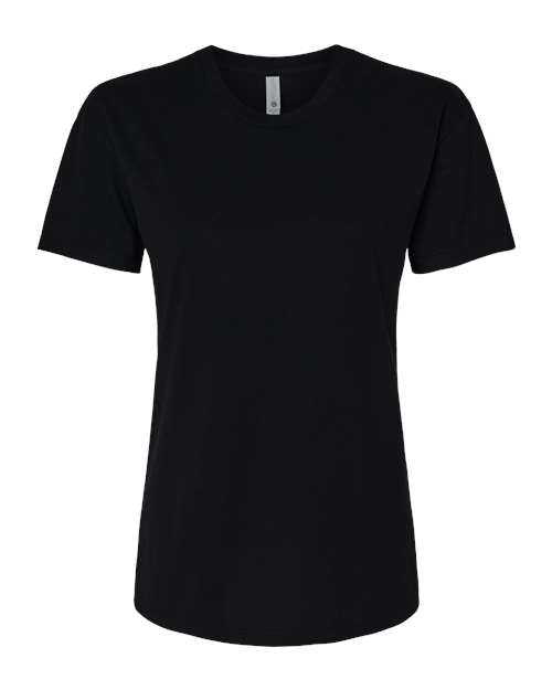 Next Level Women's CVC Relaxed Tee - Black Front