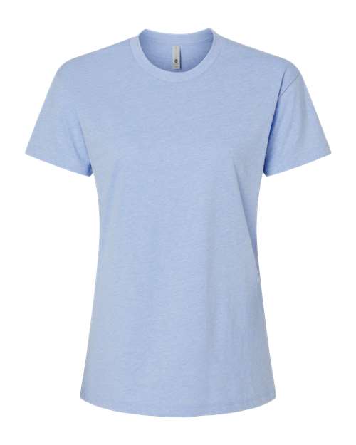Women's CVC Relaxed T-Shirt - Heather Columbia Blue Front