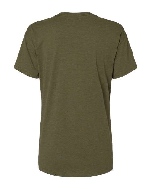 Women's CVC Relaxed T-Shirt - Military Green Back