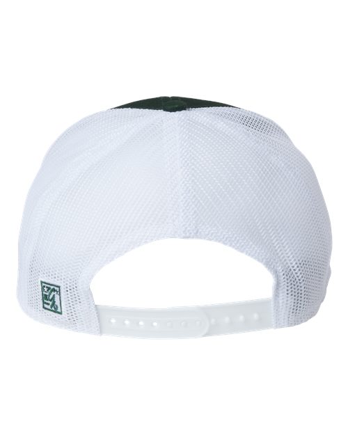 Everyday Trucker Cap - Dark Green/ White Back