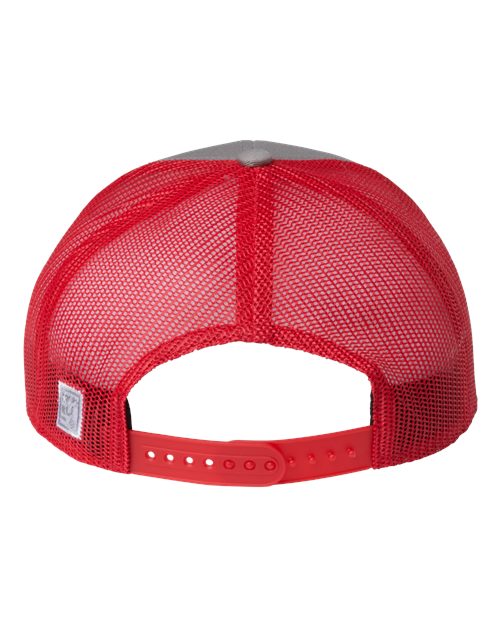 Everyday Trucker Cap - Grey/ Red Back