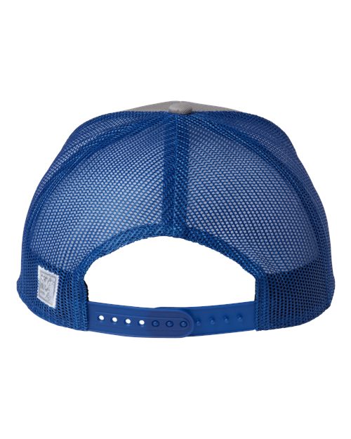 Everyday Trucker Cap - Grey/ Royal Back