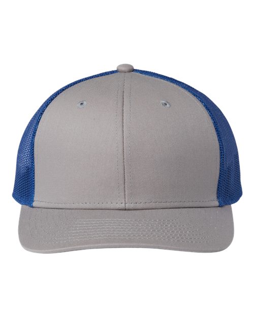 Everyday Trucker Cap - Grey/ Royal Front