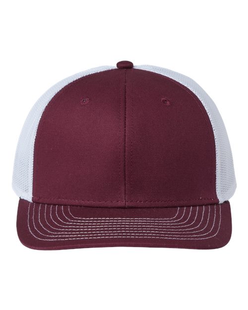 Everyday Trucker Cap - Maroon/ White Front