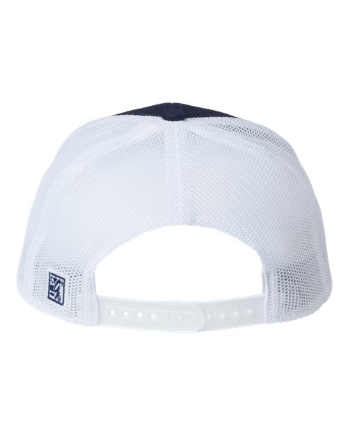 Everyday Trucker Cap - Navy/ Red/ White Back