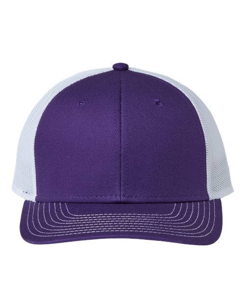 Everyday Trucker Cap - Purple/ White Front