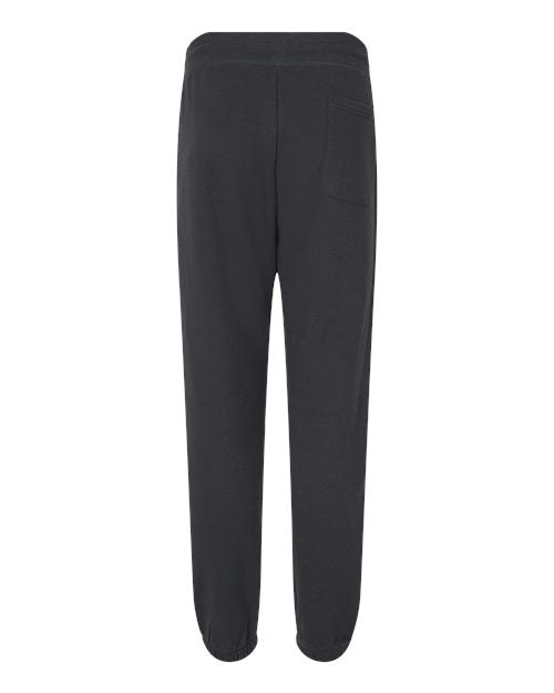 Unisex Fleece Sweatpants - Black Back