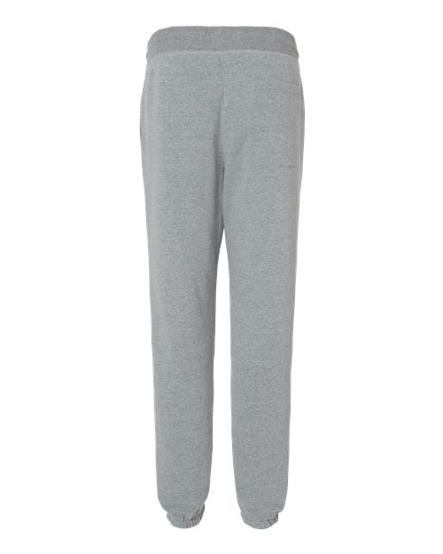 Unisex Fleece Sweatpants - Heather Grey Back