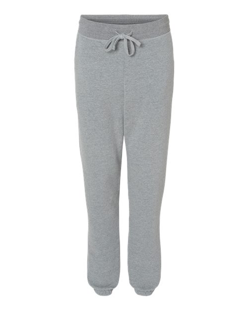 Unisex Fleece Sweatpants - Heather Grey Front
