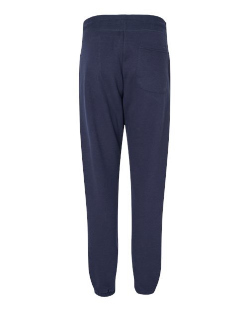 Unisex Fleece Sweatpants - Midnight Navy Back