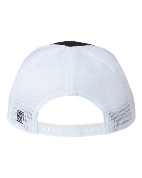 Everyday Rope Trucker Cap - Black/ White Back