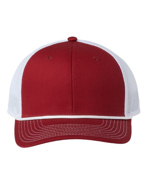 Everyday Rope Trucker Cap - Cardinal/ White Front