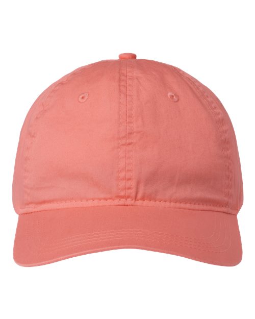 Ultralight Cotton Twill Cap - Melon Front