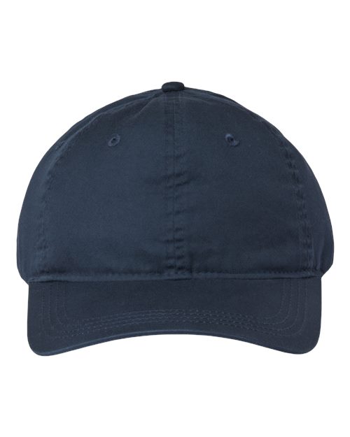 Ultralight Cotton Twill Cap - Navy Front
