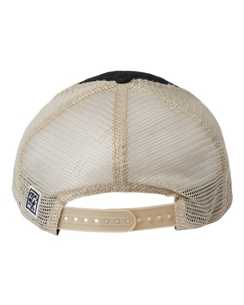 Soft Trucker Cap - Black/ Khaki Back
