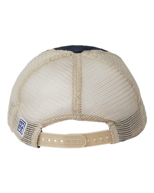 Soft Trucker Cap - Navy/ Khaki Back