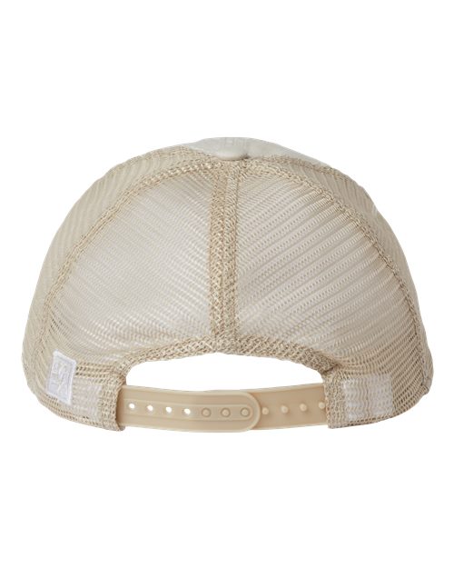 Soft Trucker Cap - Stone/ Khaki Back