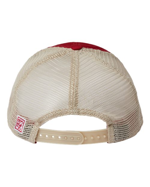 Soft Trucker Cap - Vintage Red/ Khaki Back
