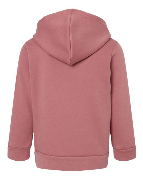 Toddler Sponge Fleece Pullover Hoodie Sweatshirt - Mauve Back