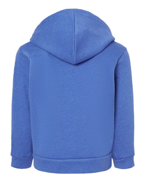 Toddler Sponge Fleece Pullover Hoodie Sweatshirt - Heather True Royal Back