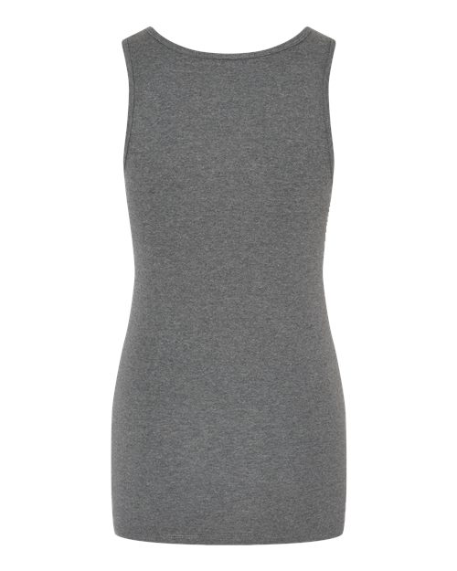 Women's Micro Rib Tank - Deep Heather Back
