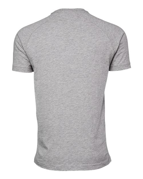 Men's Heather CVC Raglan Tee - Athletic Heather Back