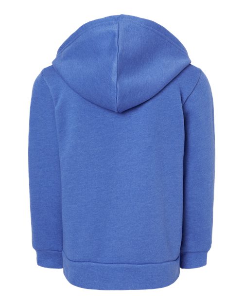 Toddler Sponge Fleece Full-Zip Hoodie Sweatshirt - Heather True Royal Back