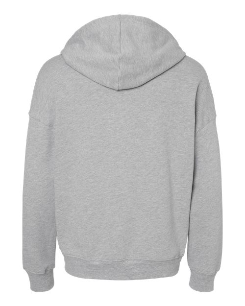 Unisex Sponge Fleece DTM Full-Zip Hoodie Sweatshirt - Athletic Heather Back