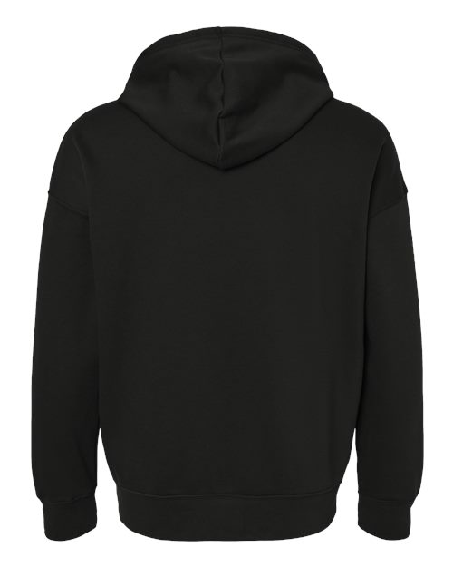 Unisex Sponge Fleece DTM Full-Zip Hoodie Sweatshirt - Black Back