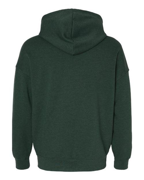 Unisex Sponge Fleece DTM Full-Zip Hoodie Sweatshirt - Heather Forest Back