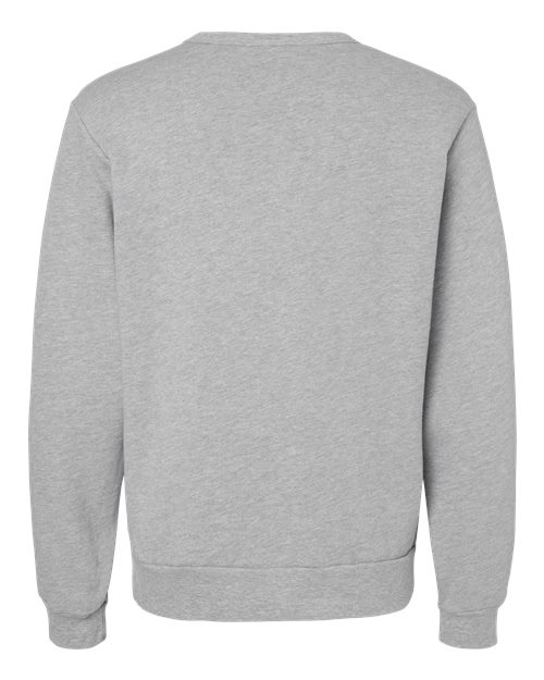 Unisex Sponge Fleece Classic Crewneck Sweatshirt - Athletic Heather Back