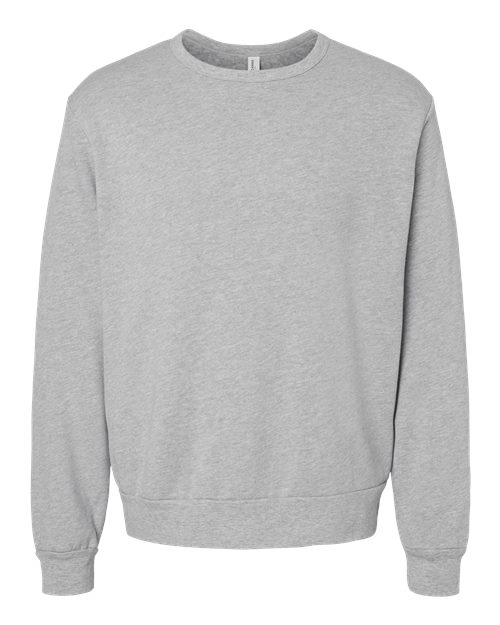 Unisex Sponge Fleece Classic Crewneck Sweatshirt - Athletic Heather Front