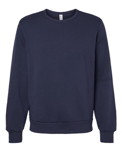 Unisex Sponge Fleece Classic Crewneck Sweatshirt - Navy Front