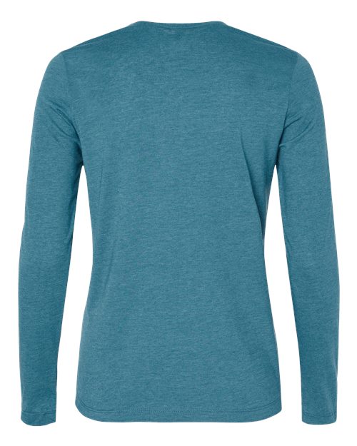 Women’s Jersey Long Sleeve Tee - Heather Slate Back