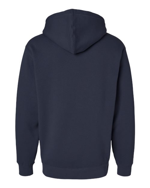 Unisex Heavyweight Hooded Sweatshirt - Navy Back