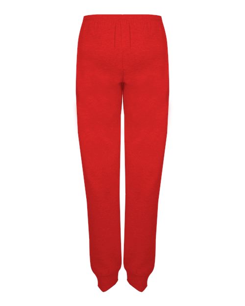 Men's Sport Athletic Fleece Joggers - Red Back