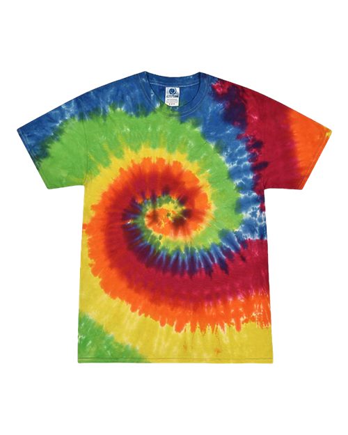 Youth Multi-Color Tie-Dyed T-Shirt - Moondance Front