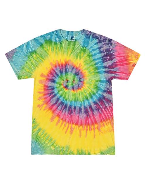 Youth Multi-Color Tie-Dyed T-Shirt - Saturn Front