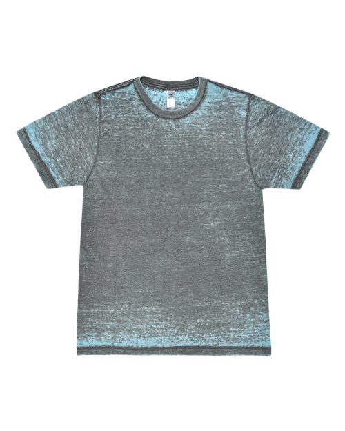 Unisex Acid Wash Burnout T-Shirt - Arctic Grey Front
