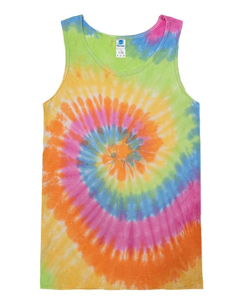 Colortone Unisex Tie-Dyed Tank Top - Eternity Front