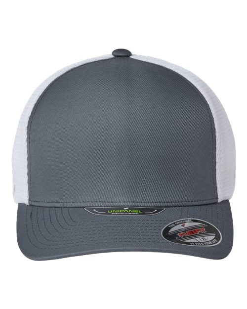 Unipanel™ Trucker Cap - Charcoal/ White Front