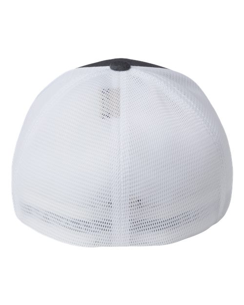 Unipanel™ Trucker Cap - Melange Dark Grey/ White Back