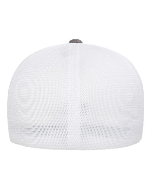 Unipanel™ Trucker Cap - Melange Heather/ White Back
