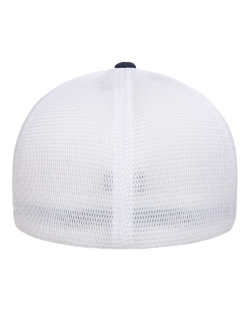 Unipanel™ Trucker Cap - Melange Navy/ White Back